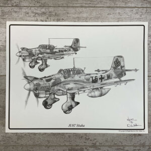 JU87 STUKA 11X14 PRINT #JU87STUKA-25