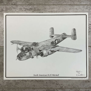 NORTH AMERICAN B-25 MITCHELL 11X14 PRINT #B25MITCHELL-25