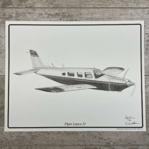 PIPER LANCE 11 11X14 PRINT #PIPERLANCE11-25