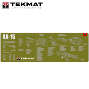 TEKMAT AR-15 OLIVE DRAB GUN CLEANING MAT #3-10054-PF