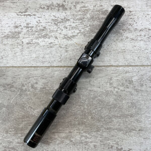 TASCO COATED 3-7X20 JAPAN CROSSHAIR SCOPE W/MOUNTS, VINTAGE #5-08518-BDH