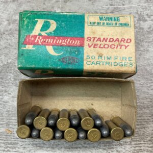 REMINGTON .22 LR STANDARD VELOCITY KLEANBORE INDEX 6122, QTY 17, VINTAGE #5-08572-BDH
