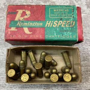 REMINGTON HI-SPEED .22 SHORT AMMO, KLEANBORE INDEX 1022, QTY 20, VINTAGE #5-08575-BDH