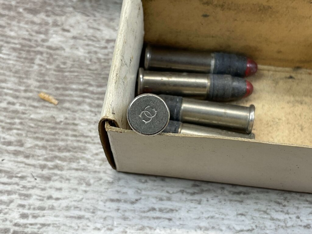 GEVELOT .22LR GP FLAME TRACER BULLETS, INDEX 9676, QTY 5, VINTAGE #5-08577-BDH