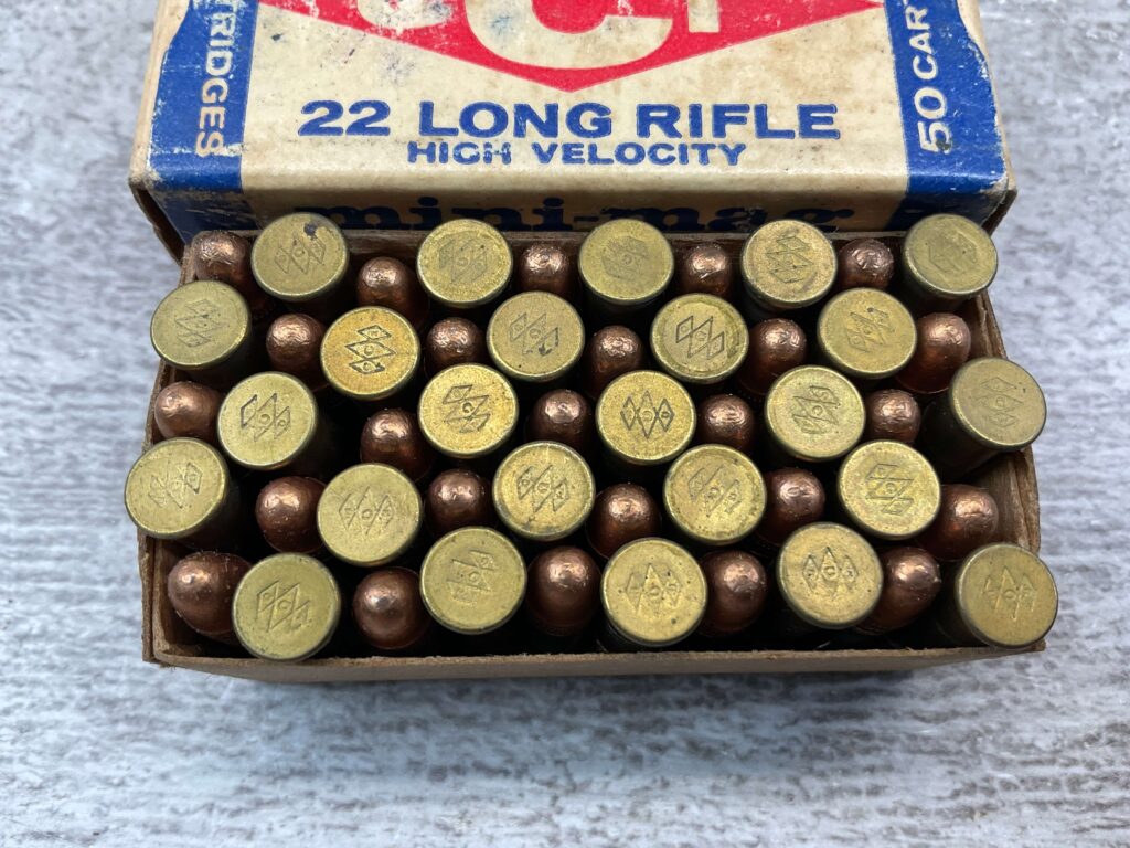 CCI MINI-MAG .22LR HIGH VELOCITY AMMO, FULL BOX, VINTAGE #5-08579-BDH