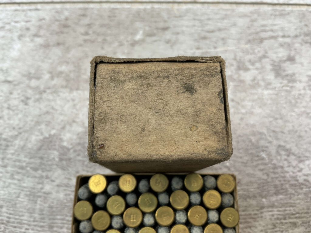 WINCHESTER/OLIN MATHIESON CHEMICAL COORPORATION BALL CAL .22LR AMMO, FULL BOX, VINTAGE #5-08580-BD