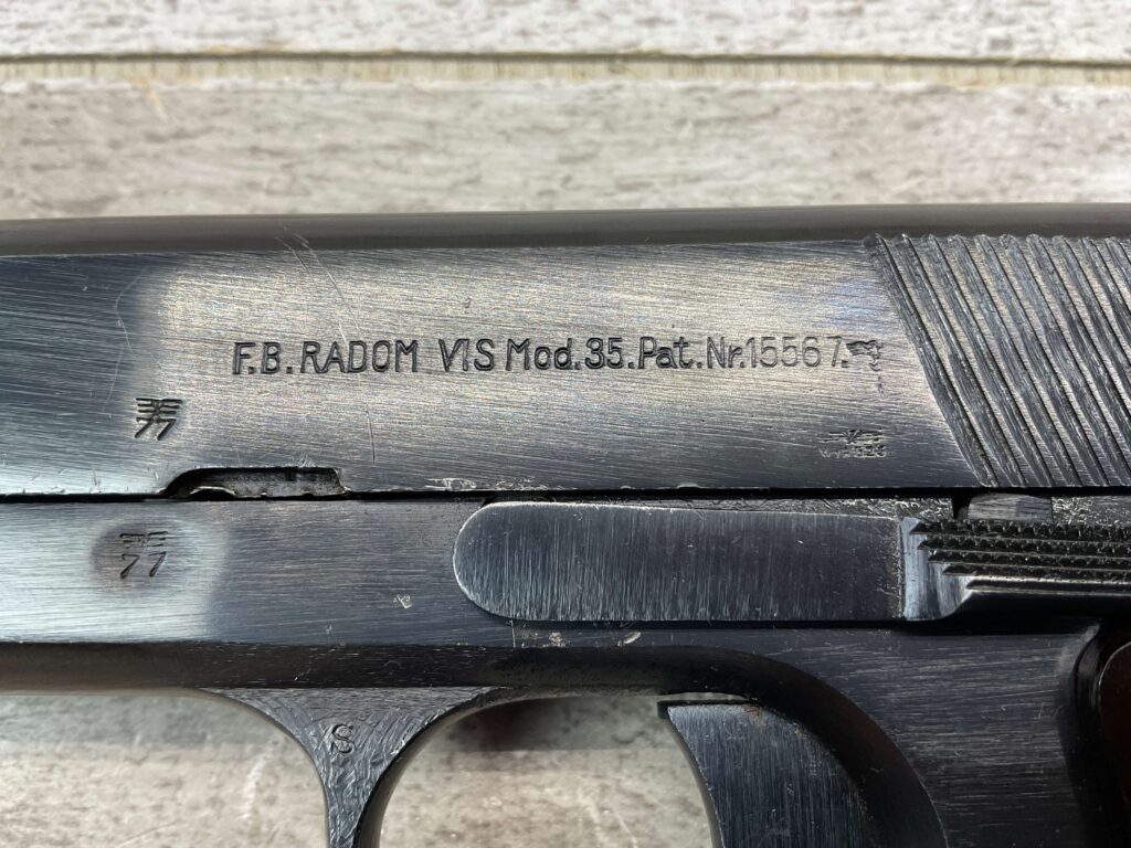 GERMAN RADOM VIS 35 MOD 35 2 LEVER NAZI MARKED 9MM SEMI AUTO PISTOL #5-08043