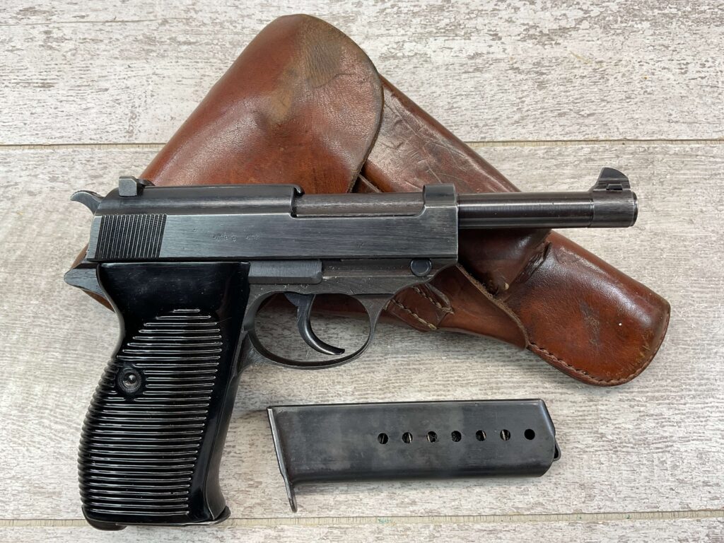 MAUSER byf 44 P38 9MM SEMI AUTO PISTOL RIG, MATCHING & MINTY