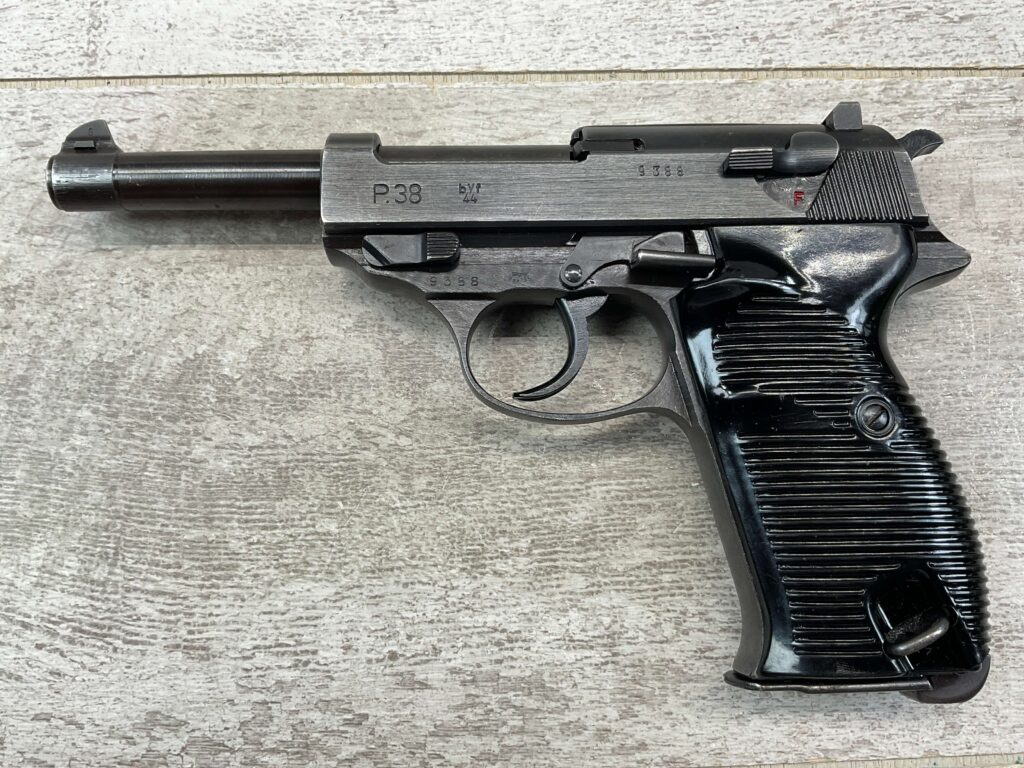MAUSER byf 44 P38 9MM SEMI AUTO PISTOL RIG, MATCHING & MINTY