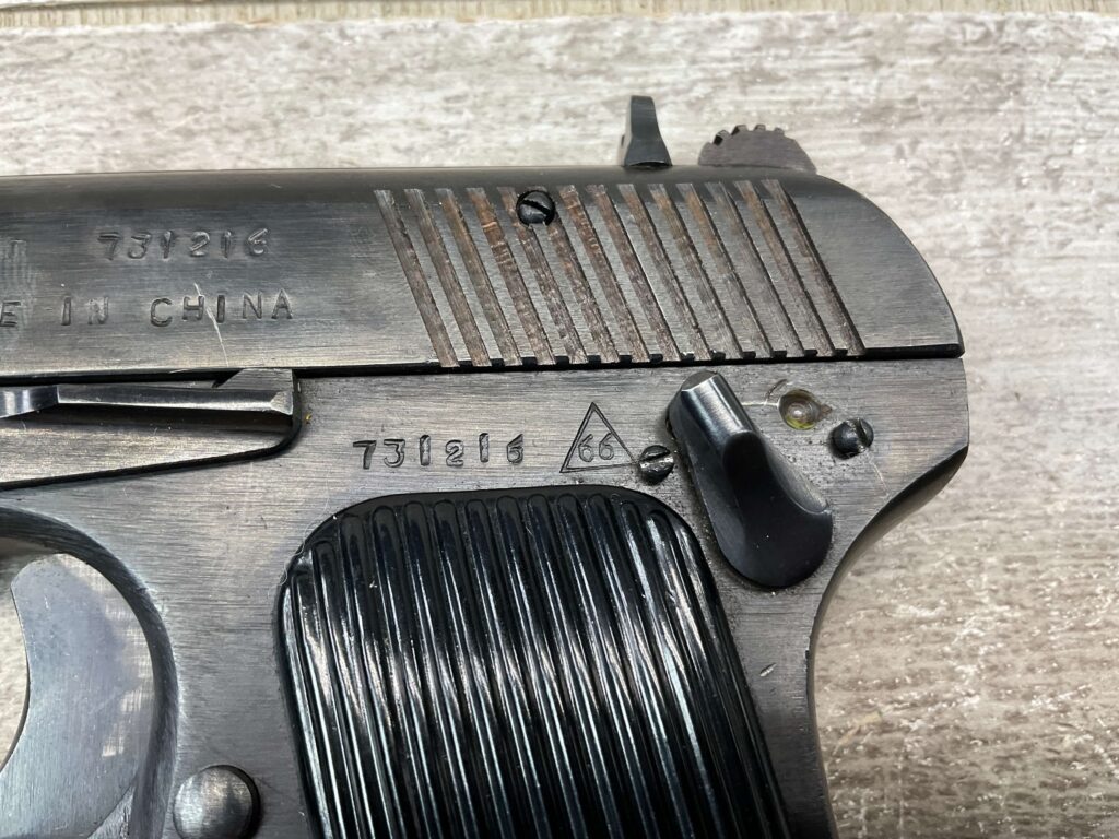 CHINESE NORINCO MODEL 213 9MM PISTOL, 1966 MFR