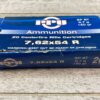 PPU 7.62X54R, 150 GR, SOFT POINT BT AMMO, QTY 19 #5-08035-PF