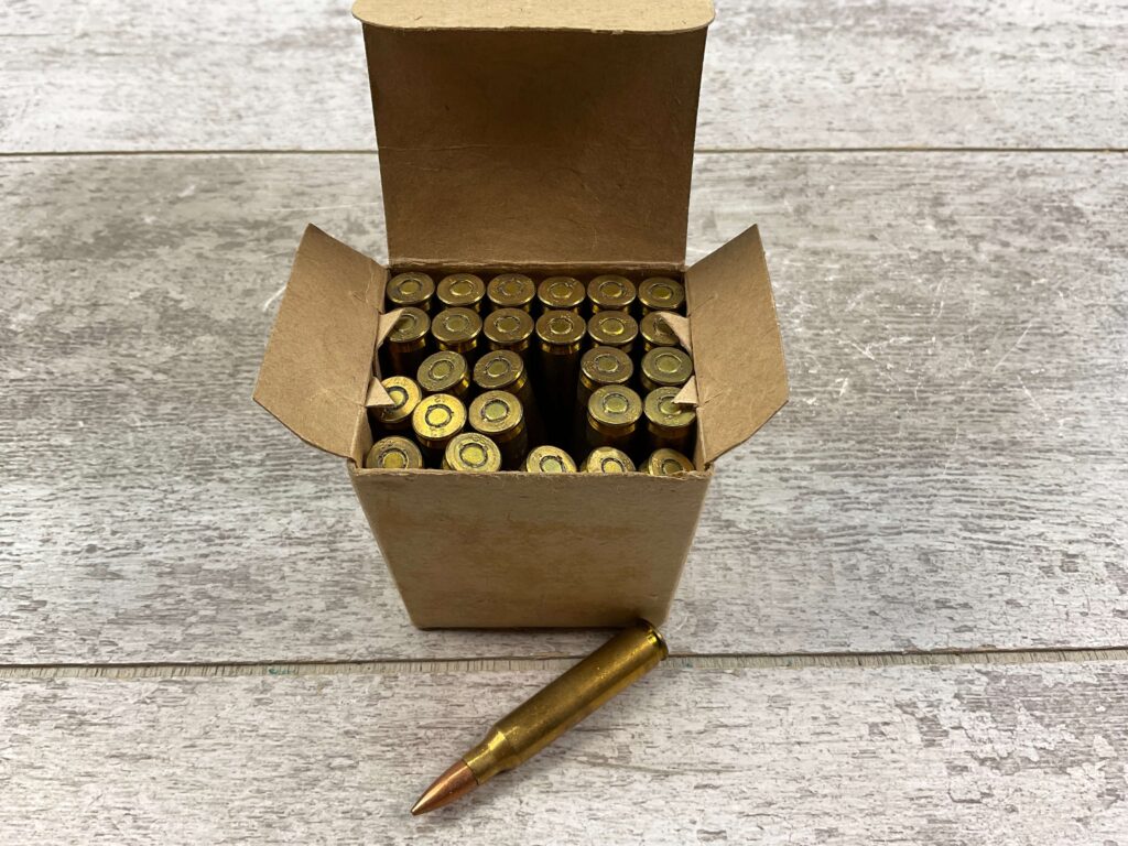 SOUTH AFRICAN 5.56MM BALL AMMO, 1983 MFR, QTY 27 #5-08037-PF