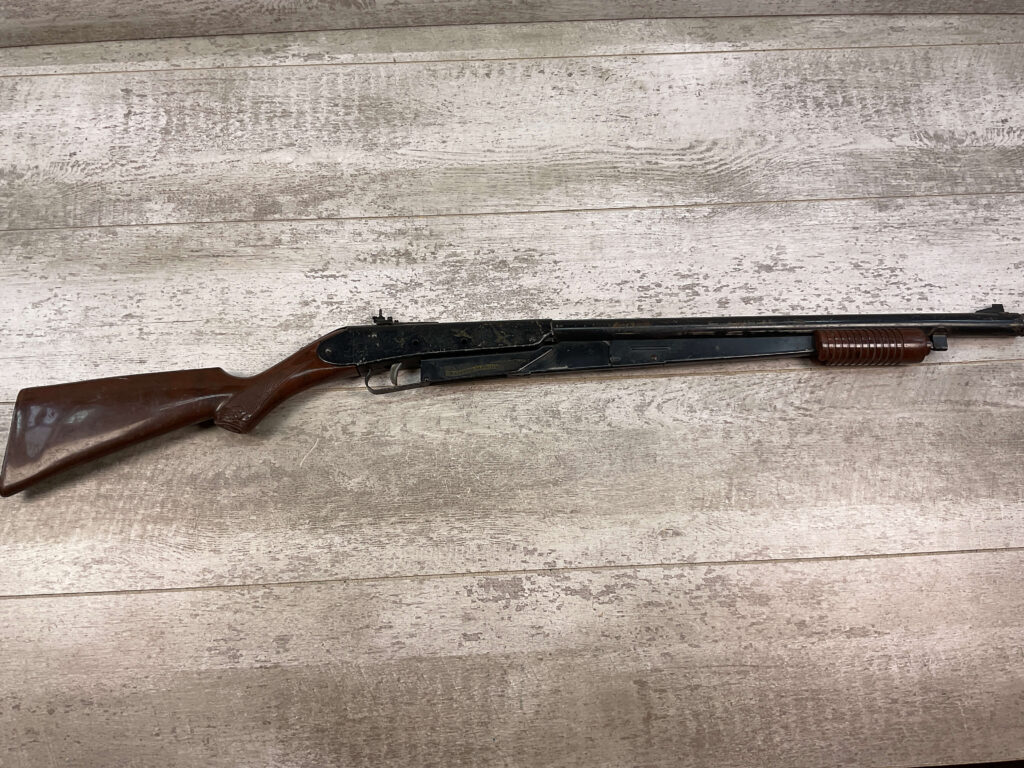 DAISY MODEL NO. 25 ENGRAVED PUMP AIR RIFLE, VINTAGE, PARTS GUN #5-08052-PF