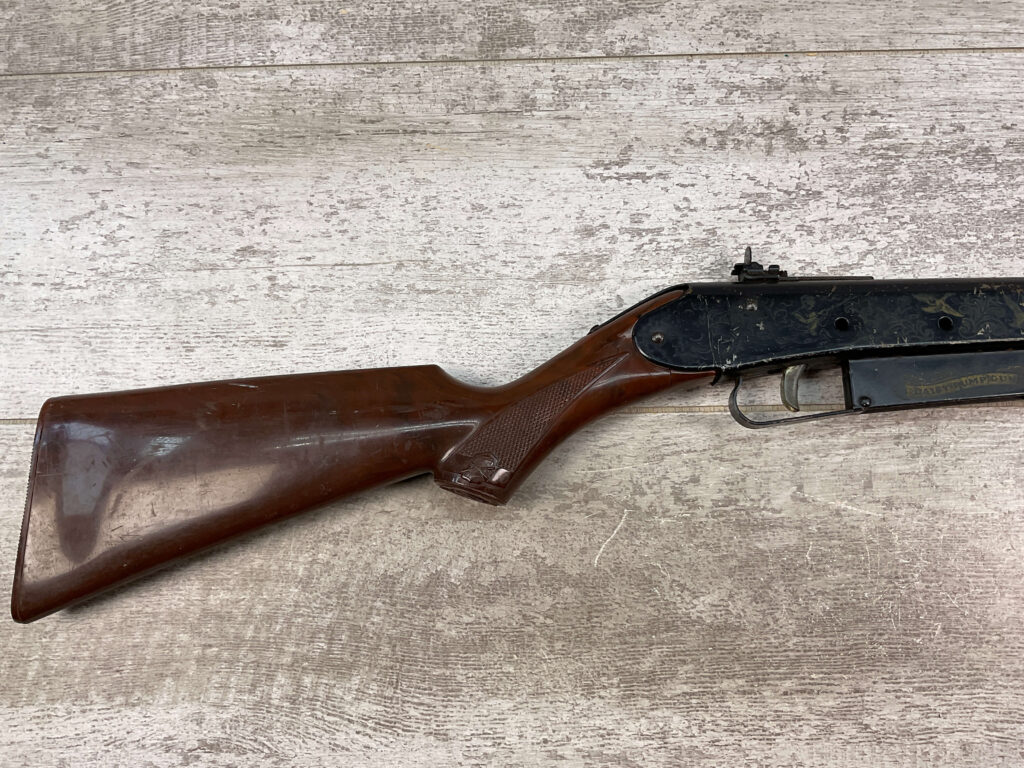 DAISY MODEL NO. 25 ENGRAVED PUMP AIR RIFLE, VINTAGE, PARTS GUN #5-08052-PF