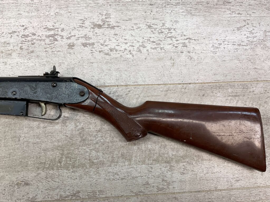 DAISY MODEL NO. 25 ENGRAVED PUMP AIR RIFLE, VINTAGE, PARTS GUN #5-08052-PF