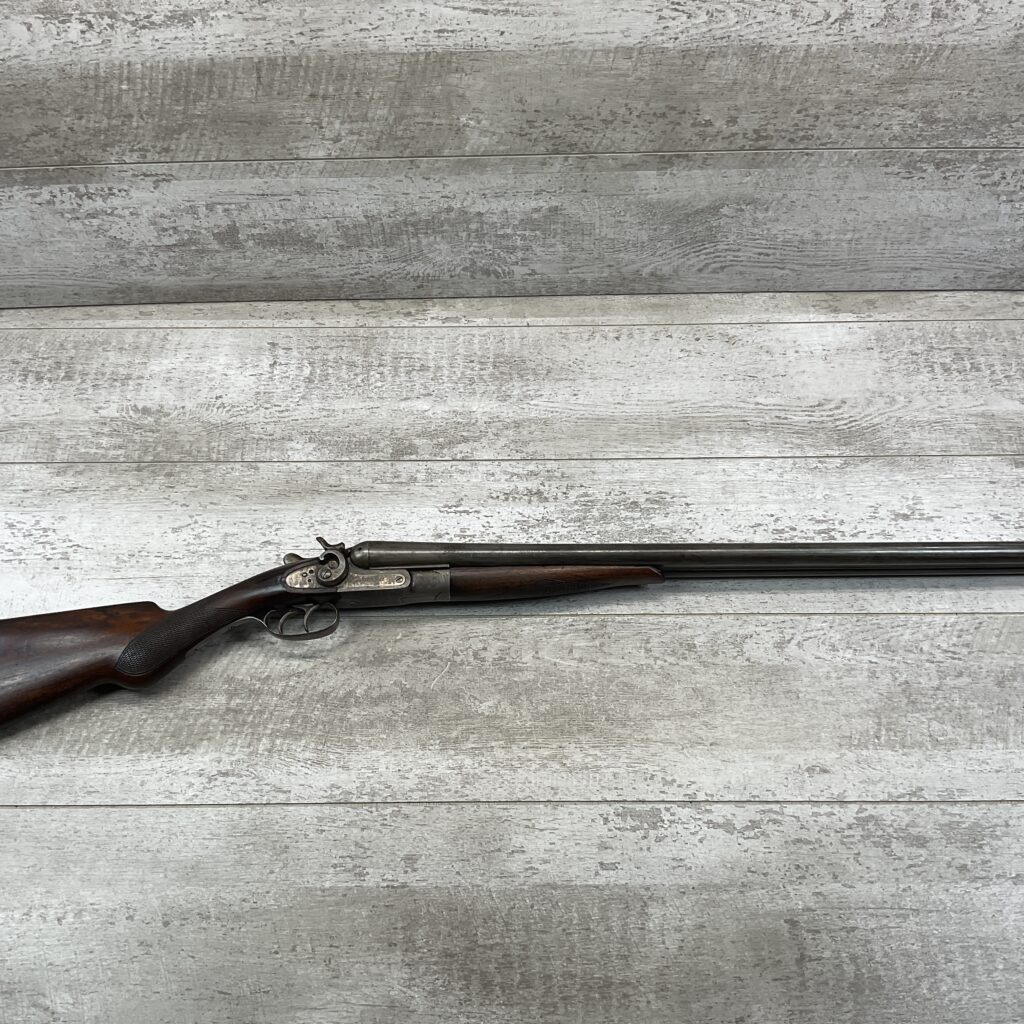 NR DAVIS & SONS 12GA SXS SHOTGUN W/EXPOSED HAMMERS, ANTIQUE #5-08915