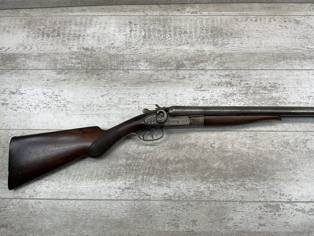 NR DAVIS & SONS 12GA SXS SHOTGUN W/EXPOSED HAMMERS, ANTIQUE #5-08915