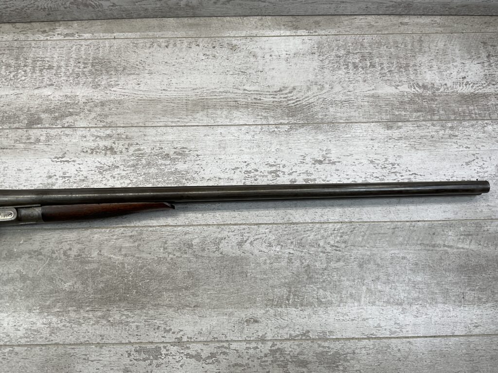 NR DAVIS & SONS 12GA SXS SHOTGUN W/EXPOSED HAMMERS, ANTIQUE #5-08915