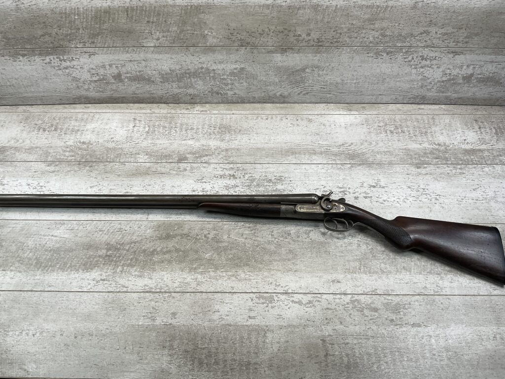 NR DAVIS & SONS 12GA SXS SHOTGUN W/EXPOSED HAMMERS, ANTIQUE #5-08915
