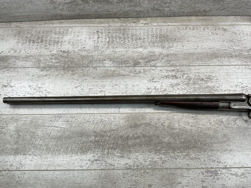 NR DAVIS & SONS 12GA SXS SHOTGUN W/EXPOSED HAMMERS, ANTIQUE #5-08915