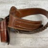 VINTAGE ALFONSO OF HOLLYWOOD FAST DRAW BROWN LEATHER HOLSTER #5-08922-1