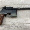 MAUSER C96 BROOMHANDLE 1930 COMMERCIAL W/MATCHING STOCK & LEATHER HARNESS #5-08910