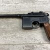 MAUSER C96 BROOMHANDLE 1930 COMMERCIAL W/MATCHING STOCK & LEATHER HARNESS #5-08910