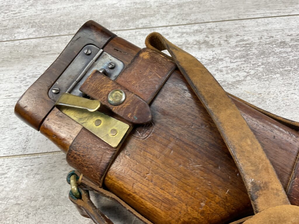 MAUSER C96 BROOMHANDLE 1930 COMMERCIAL W/MATCHING STOCK & LEATHER HARNESS #5-08910