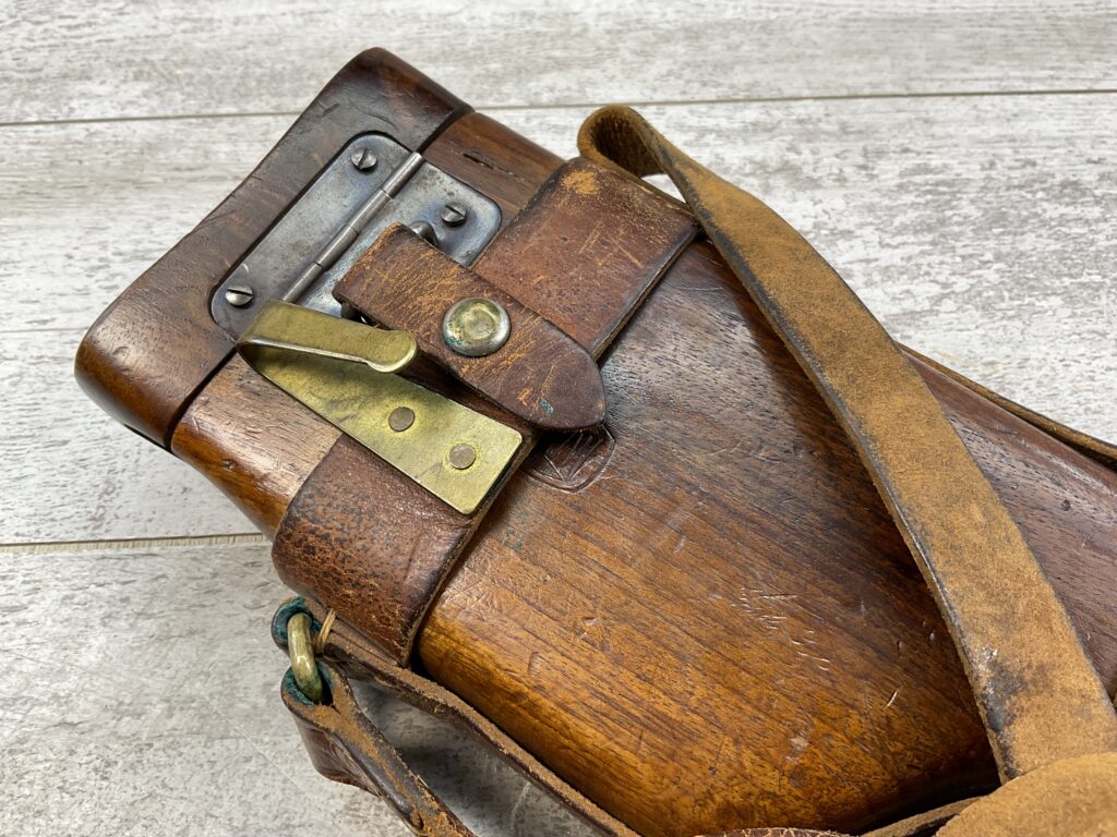 MAUSER C96 BROOMHANDLE 1930 COMMERCIAL W/MATCHING STOCK & LEATHER HARNESS #5-08910