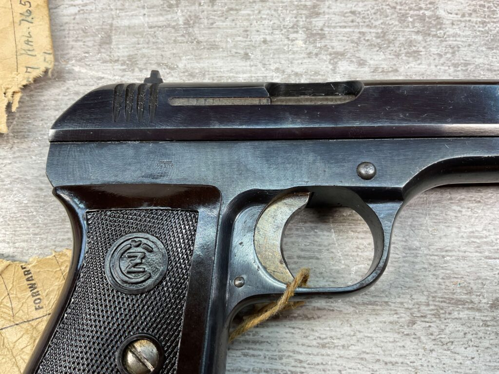 CZ27 7.65MM NAZI MARKED W/2 MAGS & HOLSTER, W/ PROVENANCE #5-09005-PF
