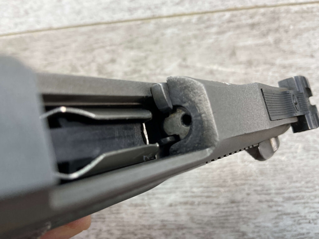 AMT AUTOMAG II .22 RIMFIRE MAGNUM SEMI AUTO PISTOL #5-09003-PF