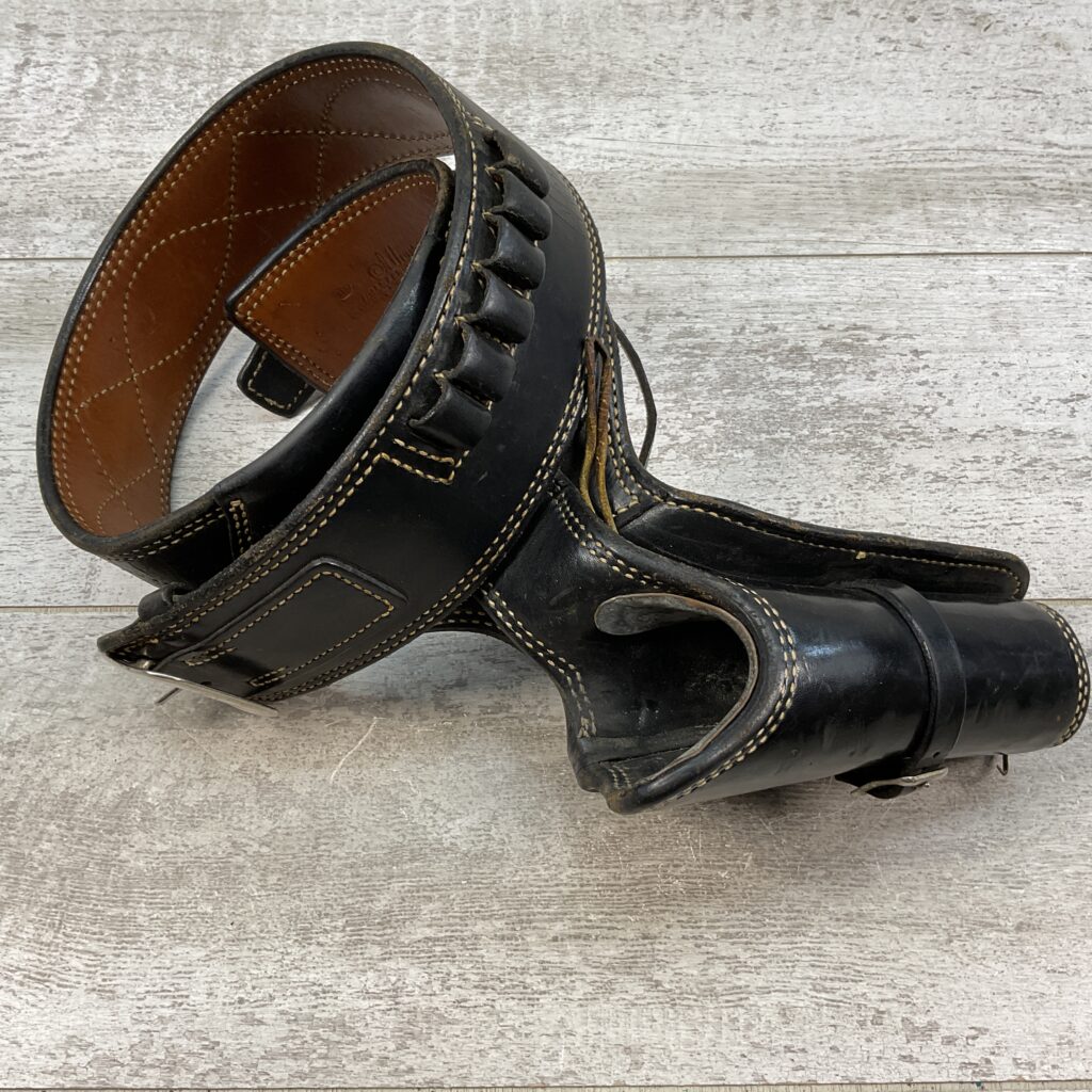 VINTAGE ALFONSO OF HOLLYWOOD FAST DRAW BLK LEATHER HOLSTER #5-08922