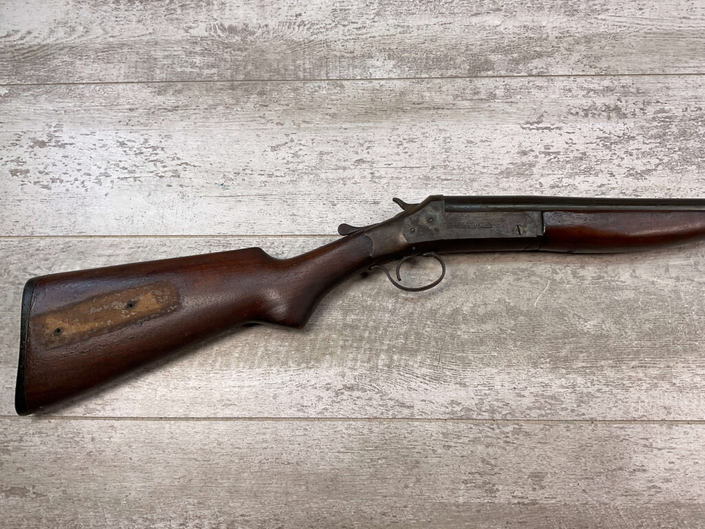 J. STEVENS "THE FULLY GUARANTEED SINGLE GUN" SINGLE SHOT BREAK ACTION 12GA SHOTGUN #5-08902