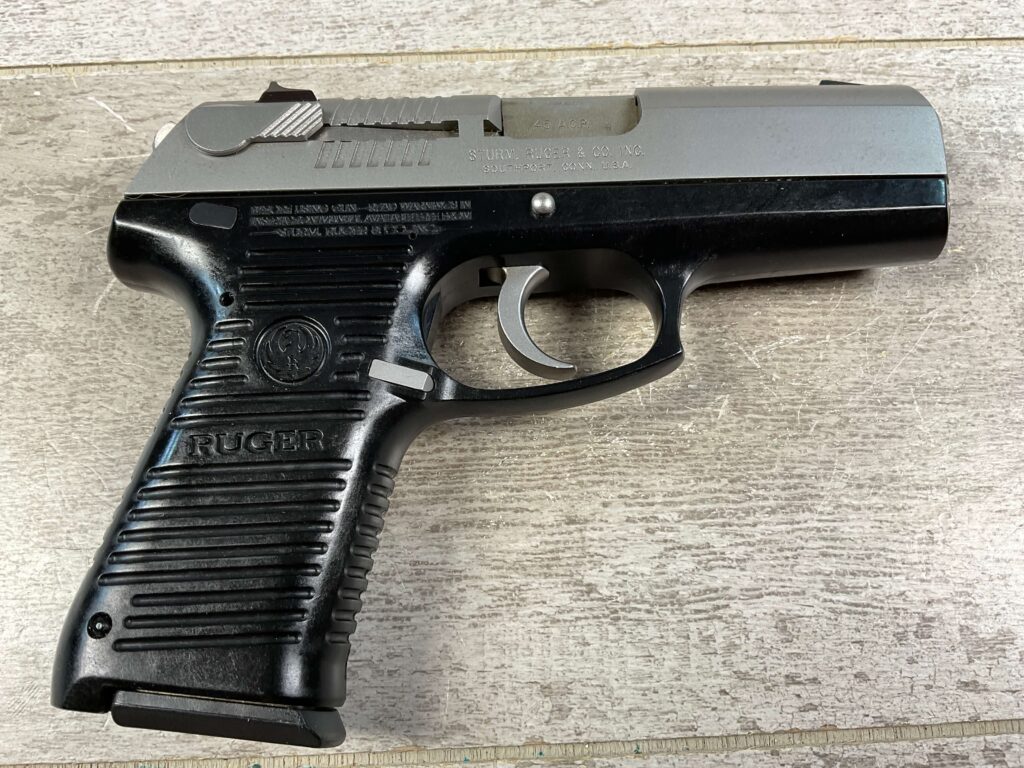 RUGER P97DC .45CAL SEMI AUTO PISTOL, IN BOX #5-10503