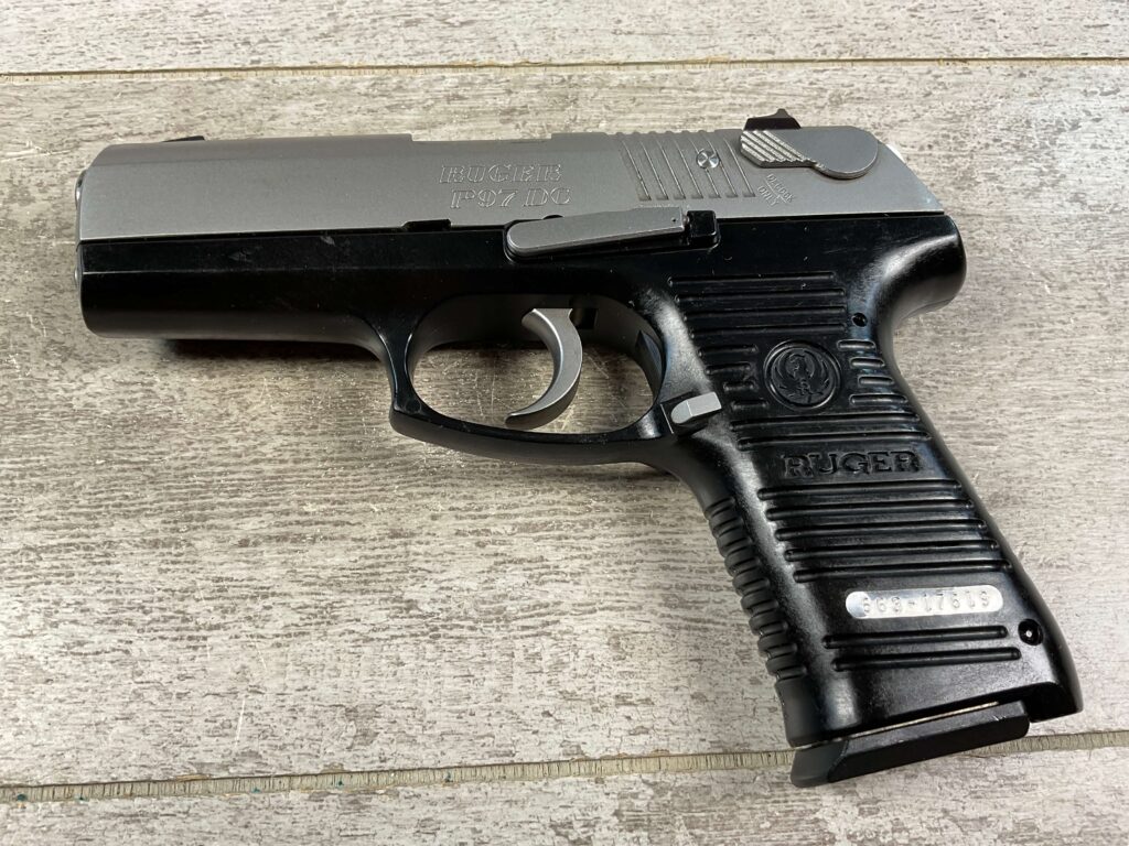 RUGER P97DC .45CAL SEMI AUTO PISTOL, IN BOX #5-10503