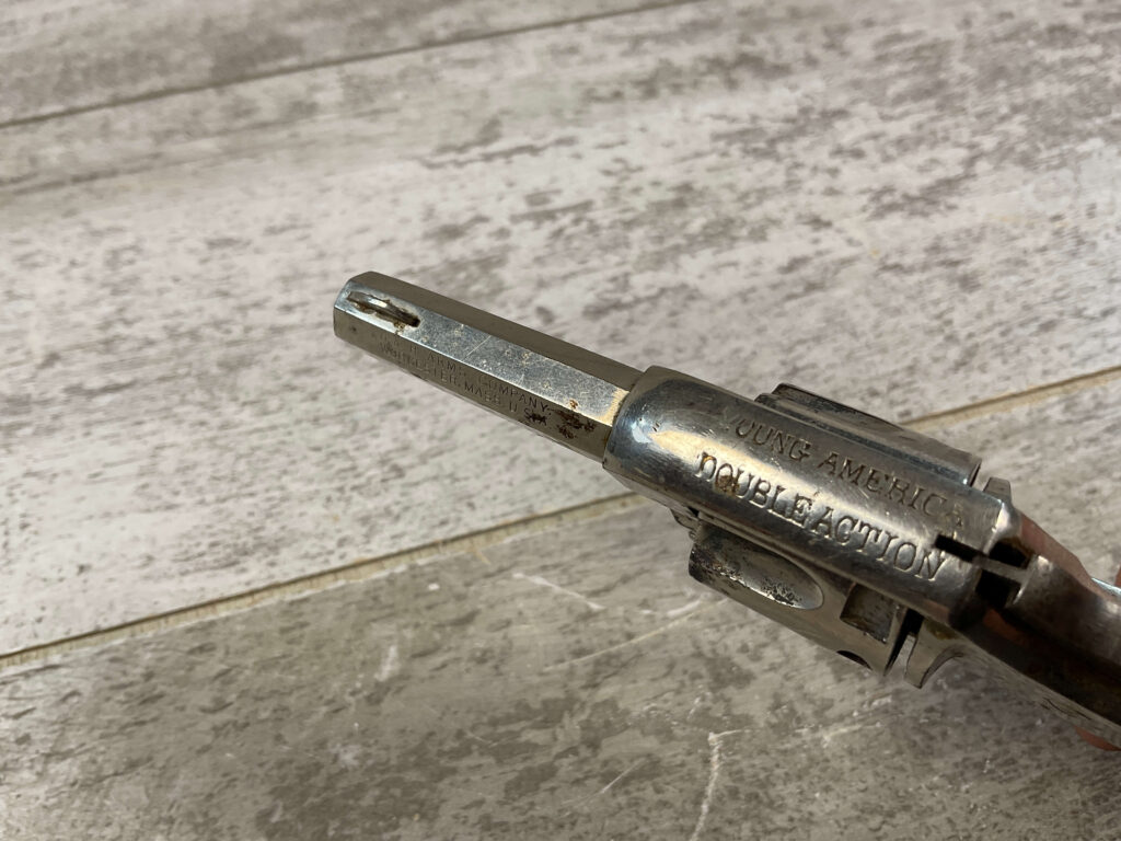 H&R ARMS YOUNG AMERICAN DOUBLE ACTION 22 SHORT REVOLVER, C&R FFL #5-10506