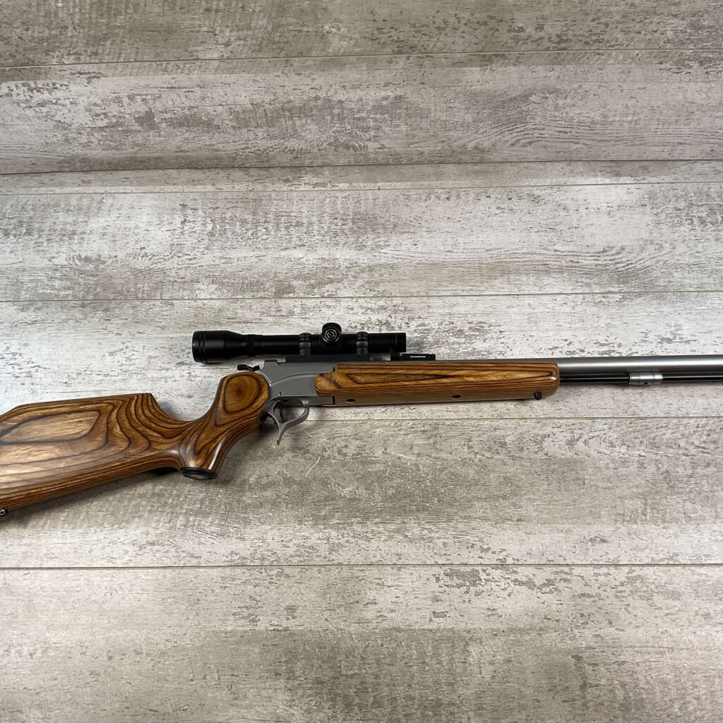 THOMSON CENTER ARMS ENCORE 209X50 MAGNUM BLACK POWDER RIFLE, #209 PRIMER IGNITION #5-09511