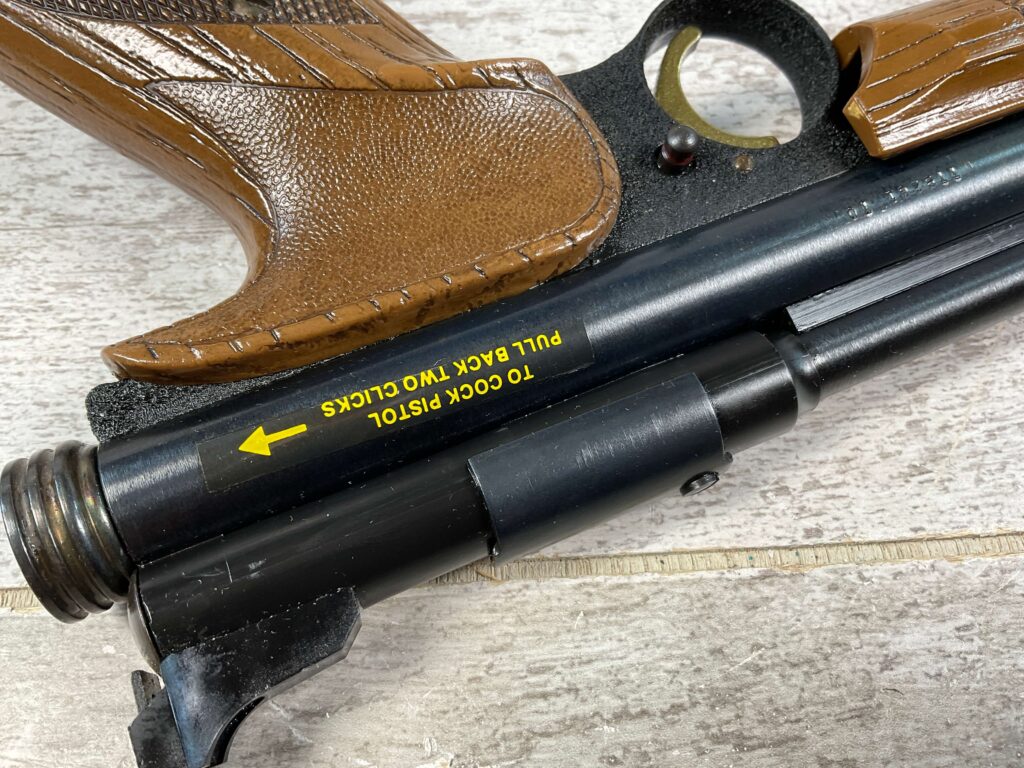 CROSMAN MODEL 1377 .177CAL PELLET PISTOL, VINTAGE IN ORIGINAL BOX #5-09523