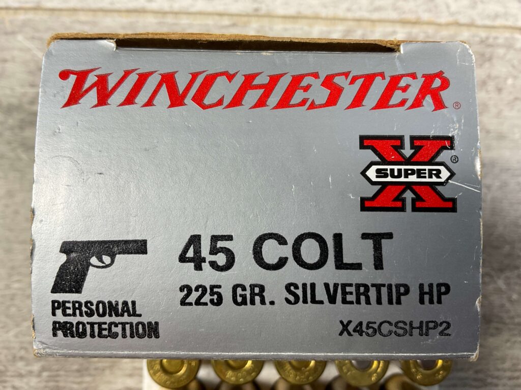 WINCHESTER/STARLINE 45 COLT, 225 GR. SILVERTIP HP AMMO, FULL BOX #5-10531-RB