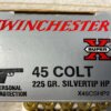 WINCHESTER/STARLINE 45 COLT, 225 GR. SILVERTIP HP AMMO, FULL BOX #5-10531-RB