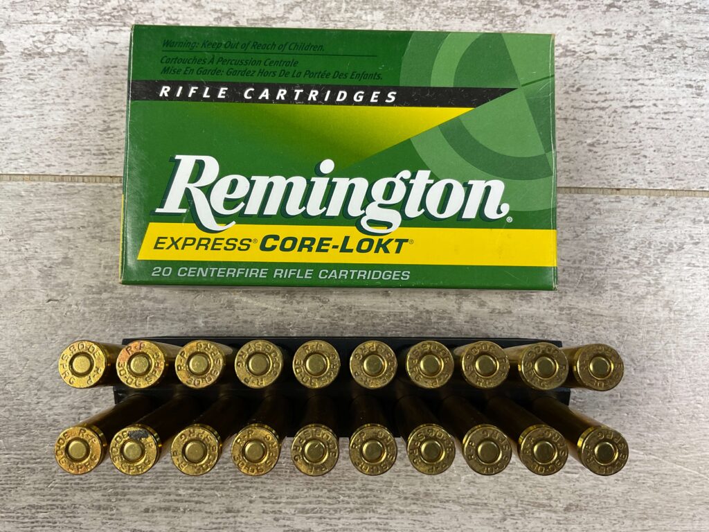 REMINGTON 30-06 SPRINGFIELD, 220 GR. SP CORE-LOKT AMMO, FULL BOX #5-10532-RB