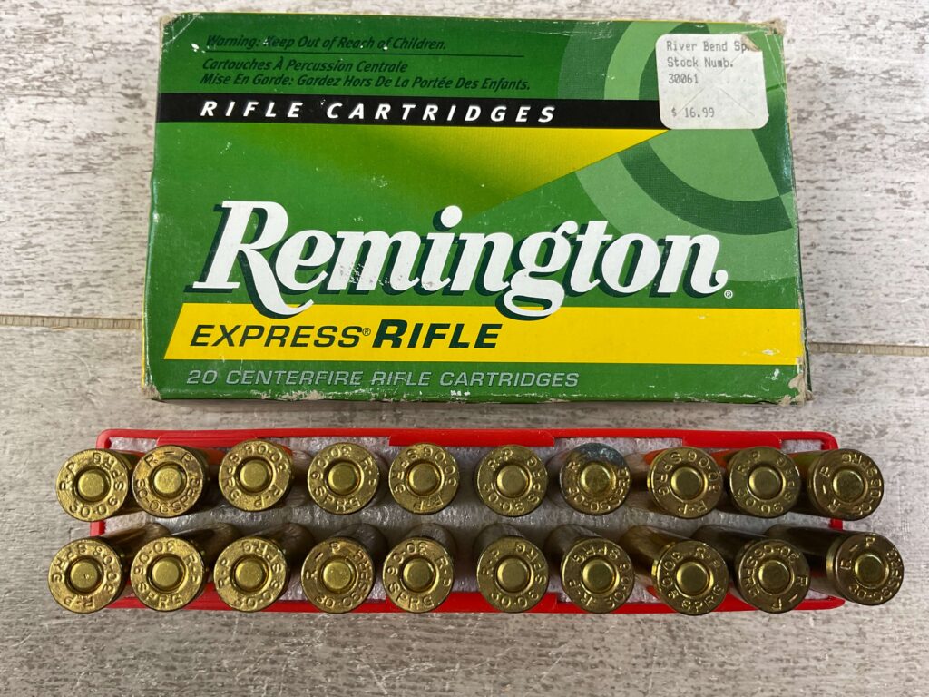 REMINGTON 30-06 SPRINGFIELD, EXPRESS RIFLE 125 GR. PSP AMMO, FULL BOX #5-10536-RB