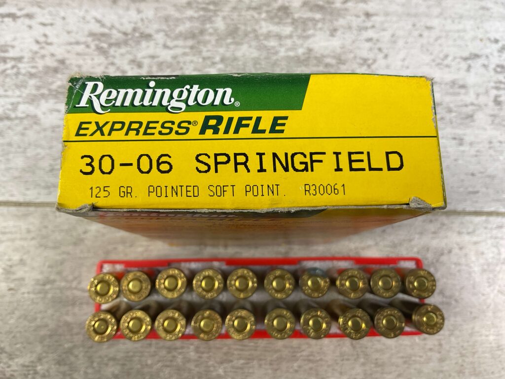 REMINGTON 30-06 SPRINGFIELD, EXPRESS RIFLE 125 GR. PSP AMMO, FULL BOX #5-10536-RB