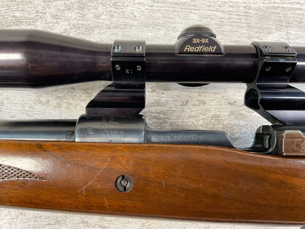 MAUSER GEW98 .30-06 SPORTERIZED RIFLE W/REDFIELD 3-9X SCOPE, C&R FFL #5-10513