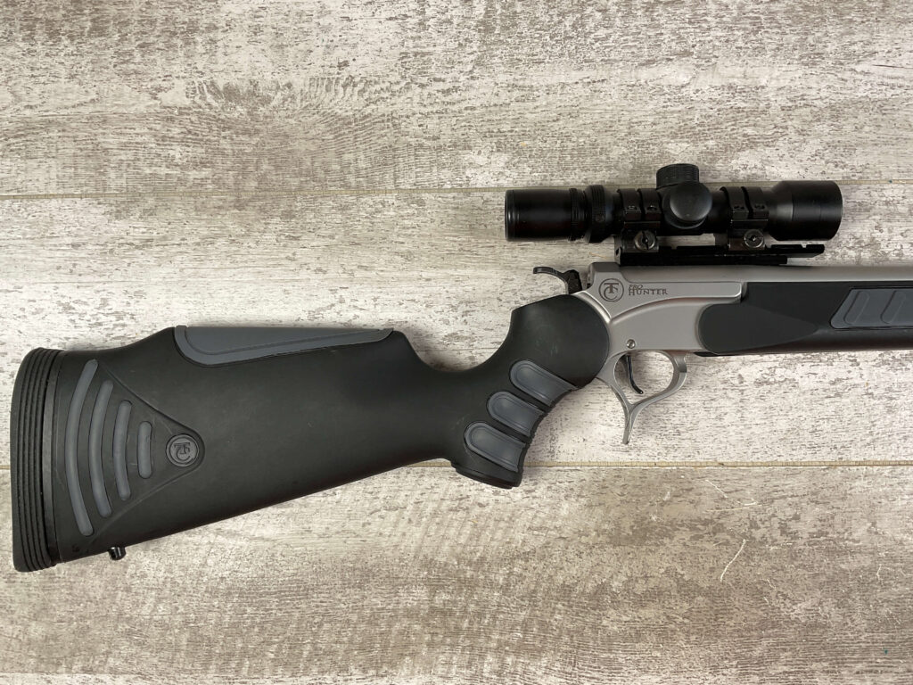 THOMPSON CENTER ENCORE 375 H&H SINGLE SHOT BREAK ACTION RIFLE, JAMES EARL JONES COLLECTION #5-10701