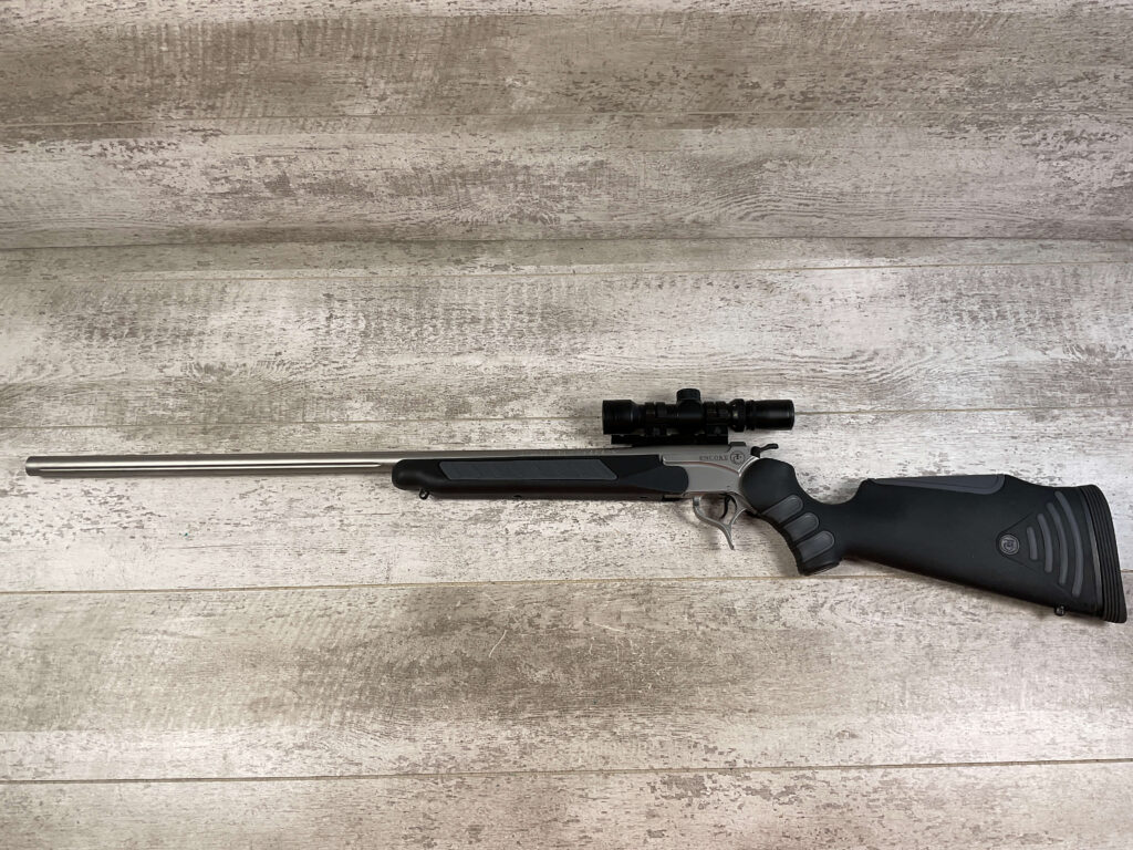 THOMPSON CENTER ENCORE 375 H&H SINGLE SHOT BREAK ACTION RIFLE, JAMES EARL JONES COLLECTION #5-10701