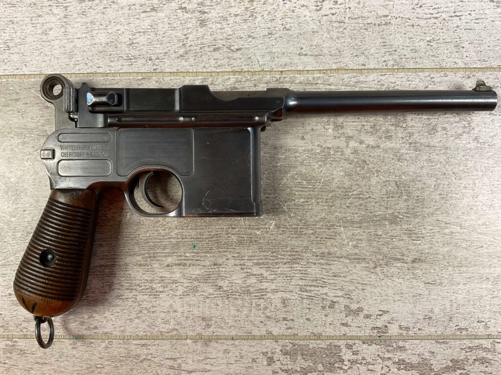 MAUSER C96 LARGE RING SHALLOW MILL 1902 W/MATCHING STOCK & PROVENANCE, C&R FFL #5-10999