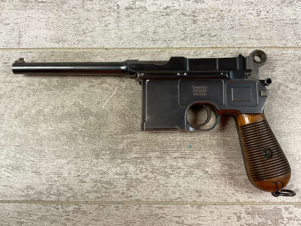 MAUSER C96 LARGE RING SHALLOW MILL 1902 W/MATCHING STOCK & PROVENANCE, C&R FFL #5-10999