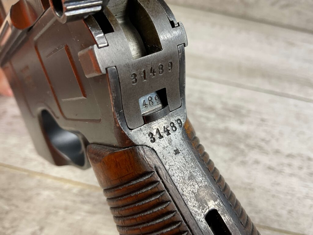 MAUSER C96 LARGE RING SHALLOW MILL 1902 W/MATCHING STOCK & PROVENANCE, C&R FFL #5-10999