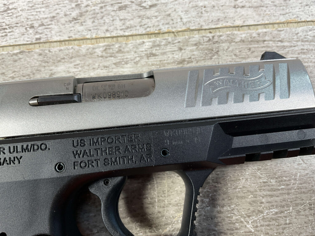 WALTHER CCP 9MM STAINLESS 8-RD SA SEMI AUTO PISTOL #5-10998